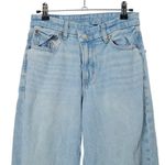 American Eagle Curvy Super High Rise Baggy Straight Jeans Women's Size 2 Short Photo 1