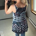 Free People : Custom Tie Dye Flowy Lace Tank Top Photo 1