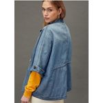 Anthropologie Pilcro  Kimono Denim Jacket M/L Oversized Boho Chic Layering Photo 9