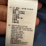 Reiss Velvet Single Breasted Suit Blazer in Blue UK4 Photo 9