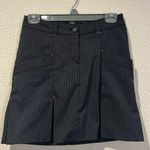 Nike  Tour Performance Dri-Fit Gray and black striped Golf skort size 2 Photo 2