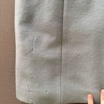 Vintage Anna Molinari Single Breasted Cashmere Wool Coat Blue Photo 6