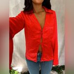 Free People  Star Eyes Crinkle Satin Top Photo 1