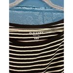 Old Navy Old Navy Striped T-Shirt Women's Medium Black White Casual Photo 1