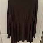 Kenneth Cole Reaction Sweater Dress Size S brown Long Sleeve Wool Blend Preppy Photo 2