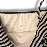 No Boundaries Black and White Striped Ruffle Spaghetti Strap Tank Top Cami Boho Bohemian XXL Photo 2