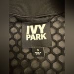 Ivy Park  x adidas Hexagon Mesh Bomber Jacket • Black NWOT Photo 4