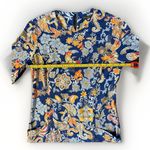 J. McLaughlin  Catalina Cloth Catalyst Floral Midi Dress Navy Multi Size XS Photo 15