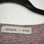 Athleta  Purple Heathered Sweater Dress Womens M Mini Gorpcore Casual Long Sleeve Photo 3