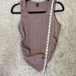 SheIn  Beige Ribbed Tank Top Photo 5