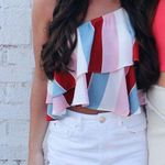 DO+BE Stripe One Shoulder Top Photo 0