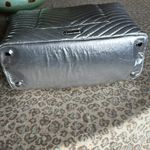 Rebecca Minkoff NWT Silver Metallic Too Zip Tote Photo 7