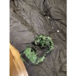 Aox Women Winter Coat with Faux Fur Green Black Hood Thicken Warm New 3XL Size undefined Photo 2