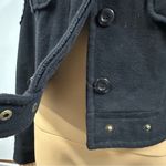 BB Dakota  Military Black Bomber Jacket with Pockets and Stripes Patches Womens M Photo 12