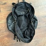 7 For All Mankind black leather shoulder bag Photo 7