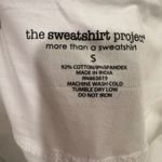 The Sweatshirt Project White Cropped crochet trim Capri Pants Women's Size Small Photo 6