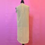 Vintage 60s Queen Casual Yellow Bee High Neck Mesh Athletic Midi Dress Photo 5