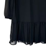 Draper James NEW Dress L Drop Waist Sheer Sleeve Dark Academia Witchy Whimsigoth Photo 2