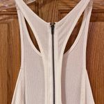 Free People  Beach Ribbed Racerback Cutout Gotta‎ Go Jumpsuit White Size Large Photo 8