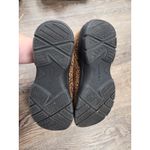 Lands' End All Weather Insulated Suede Zip Moc Shoes Animal Leopard Print 7B Brown Size 7 Photo 5