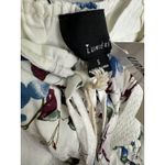 Lumiere Dress Womens Small Floral Smocked Waist Long Sleeve Urban Outfitters White Photo 3