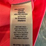 Rafaella Women's Pink Button-Up Jacket Size M 3/4 Sleeve Collarless Photo 10