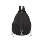 Rebecca Minkoff ♕ Julian Nylon Backpack Bag ♕ Washed Black ♕ Clasps Zips ♕ Photo 2