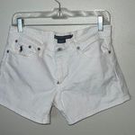 Ralph Lauren  SPORT BLUE LABEL Women's Size 29 White Denim Jean Stretch Shorts Photo 0