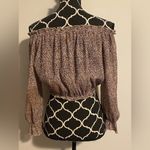 Princess Polly EUC Brown & Black Leopard Print Blouse size 4 Photo 4