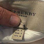 Burberry  London White/Ivory Short Sleeve Size 2 Sheath Dress Closet Staple. Photo 4