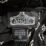 Angie Black & White 3/4 Sleeve Casual Top. Photo 5