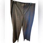 Tahari  Chic Gray Pantsuit | Size 14 | Cotton Blend Business Set | Altered Hem Photo 7