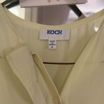Koch NWOT  Yellow Blouse Photo 1