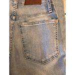 Madewell  10” high rise skinny denim jeans size 23 cute festival Photo 9