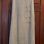 Linen tie back midi dress Size M Photo 0
