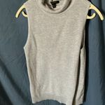 Banana Republic : Silver Sparkle Turtleneck Sweater Tank Top- M Photo 12