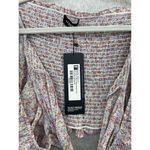 Rebdolls  Women's Wrap Blouse Puff Sleeve Smocked Plus Size 4X Cut off Floral Photo 7