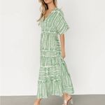 Baltic Born  Kimono Midi Dress Green Print NWT Size XL Photo 8