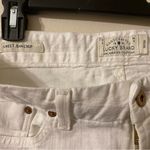Lucky Brand Womens White Sweet Jean Crop Capris Size 10 24” Inseam Photo 2