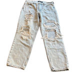 Aeropostale  light wash high rise mom jeans Photo 0