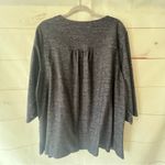 cj banks  grey blue v neck top size 2X Black Photo 1