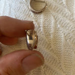 None Sterling silver 1/2 hoop earrings Photo 4