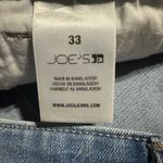 joe's jeans Joe’s Salma Rolled Raw Hem Cut Off Blue Denim Jean Shorts Size 33 New Photo 5