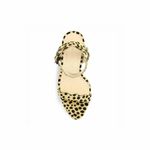 Loeffler Randall Piper Cheetah Print Wedge Ankle Strap Sandals Women's Size 10 B Photo 2