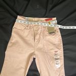 Levi's NWT Levi’s 721 High Rise Button Front Skinny Women's Pink Jeans Photo 4