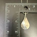 Brighton Retired Silverplated Twirl Collection Twisted Teardrop Pendant Necklace Photo 10