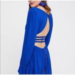 Free People Much Ado Mini Dress Blue Size Small Photo 1