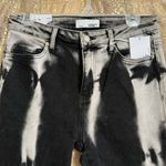 Vervet Haylie High Rise Skinny Ankle Black Gray Tie Dye Jeans Size 29 NWT Photo 2
