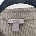 Point Sur Women’s Green Small Loden Ribbed Bodysuit NWT Photo 2