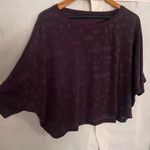 Lululemon Go Om Short Sleeve Tee Burnout Black Cherry m Photo 7